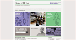 Desktop Screenshot of homeofherbs.ie