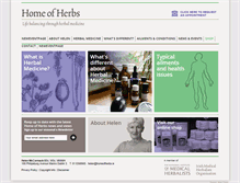 Tablet Screenshot of homeofherbs.ie